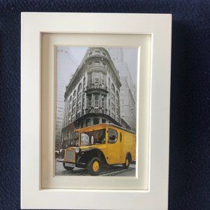 8 White Picture Frame Set